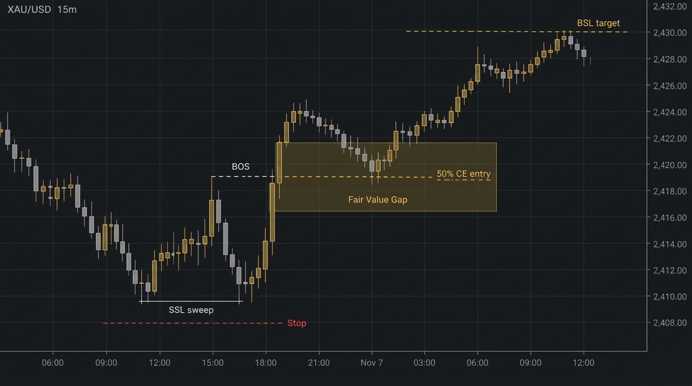 Fair Value Gap on XAU/USD: How to Spot and Trade FVGs