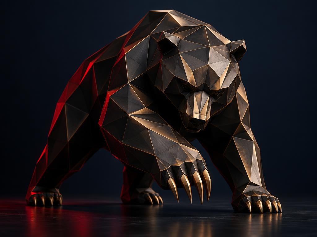 Bearish Pressure sculpture